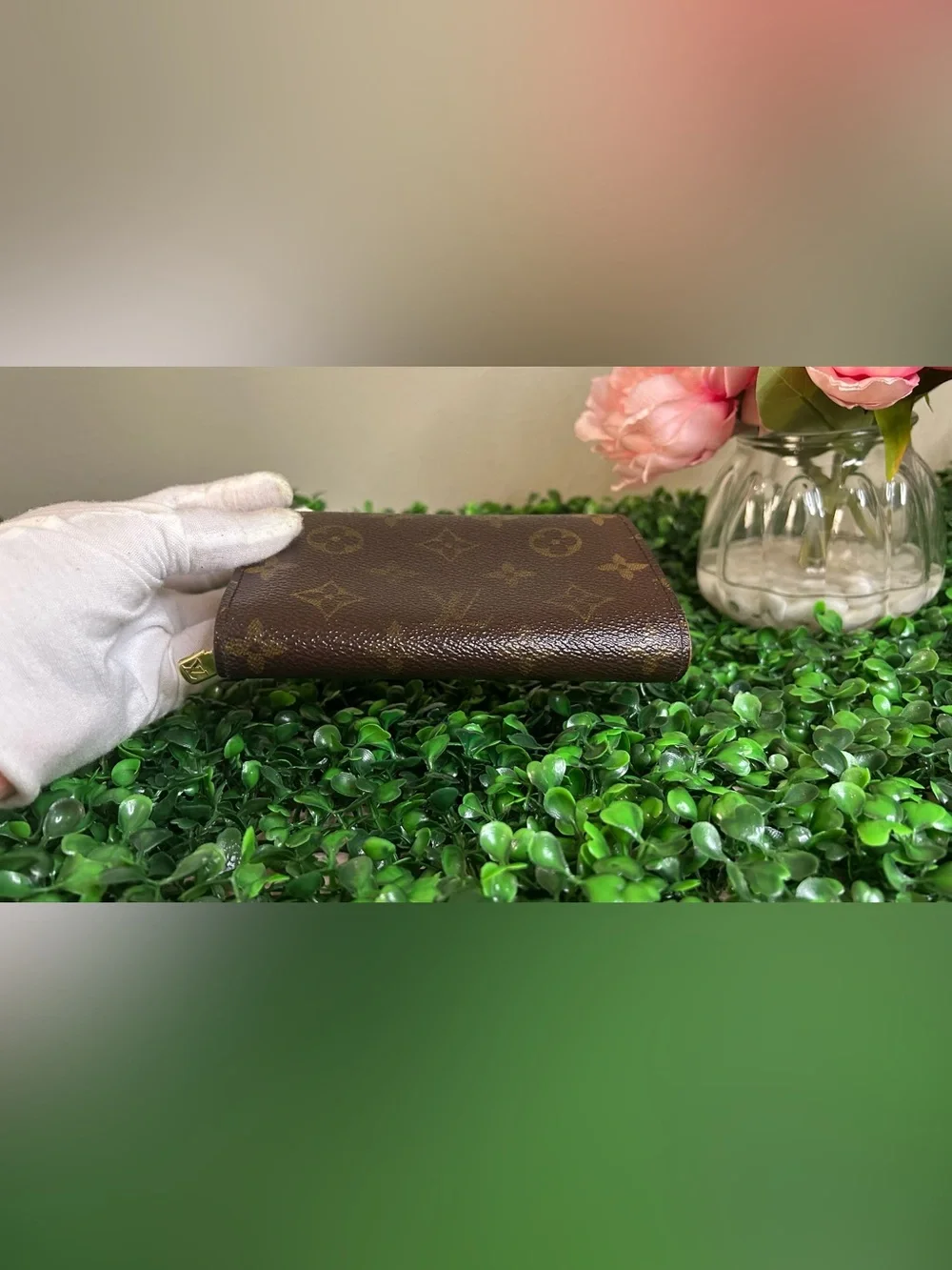 Louis Vuitton Monogram Vintage Portefeuille Trésor Bifold or Wallet on Chain